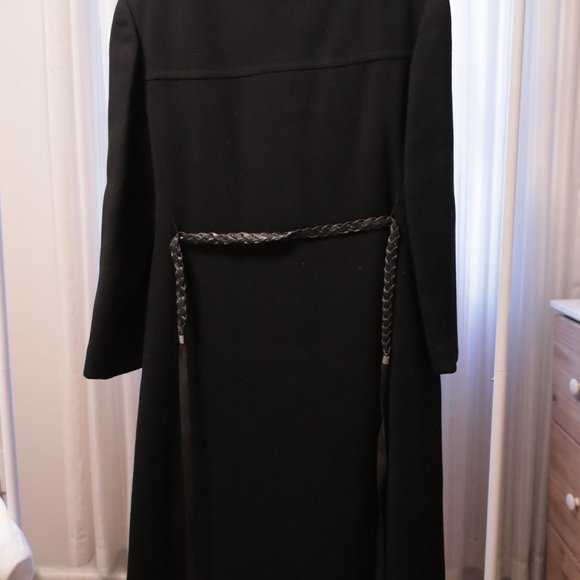 Winter Wool Coat with Fur Collar - Picture 2 of 6